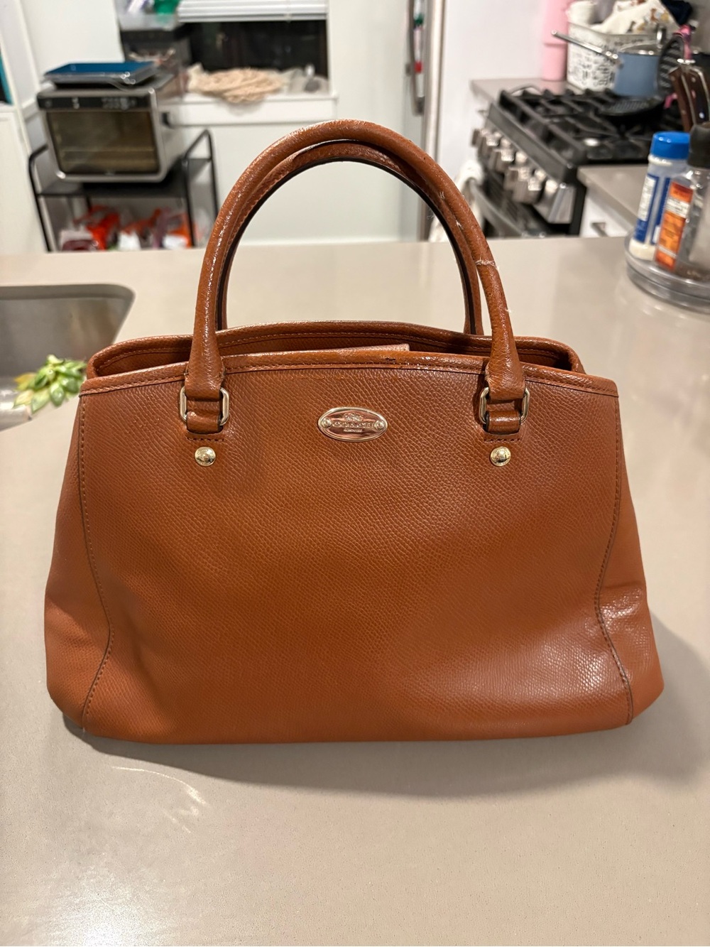 Coach Margot Carryall Satchel Brown